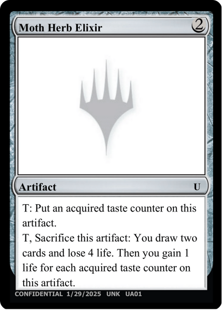 Moth Herb Elixir (UNK-) - Un-Known Event Playtest Cards