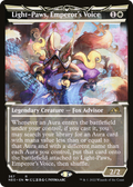 Light-Paws, Emperor's Voice (Showcase) (NEO-367) - Kamigawa: Neon Dynasty: (Showcase)