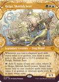Helga, Skittish Seer (Showcase) (BLB-332) - Bloomburrow: (Showcase) (Borderless)