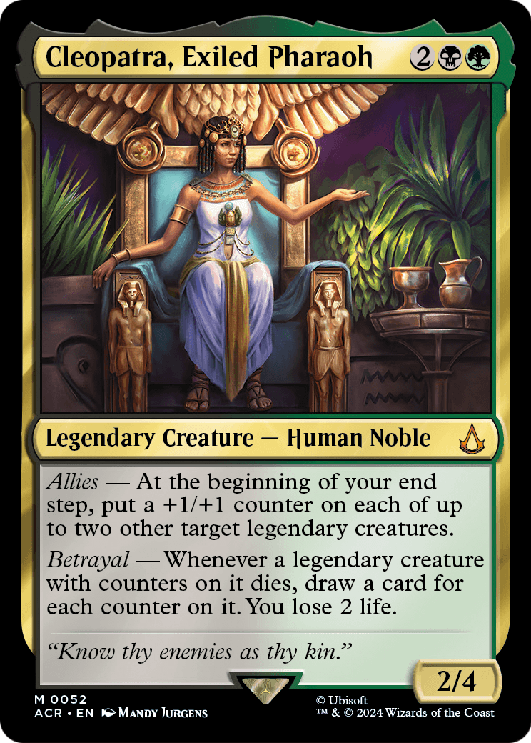 Cleopatra, Exiled Pharaoh (ACR-052) - Assassin's Creed