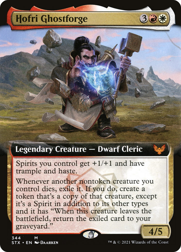 Hofri Ghostforge (Extended Art) (STX-344) - Strixhaven: School of Mages: (Extended Art) Foil