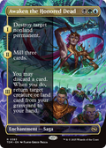 Awaken the Honored Dead (Borderless) (TDM-383) - Tarkir: Dragonstorm: (enchantment)
