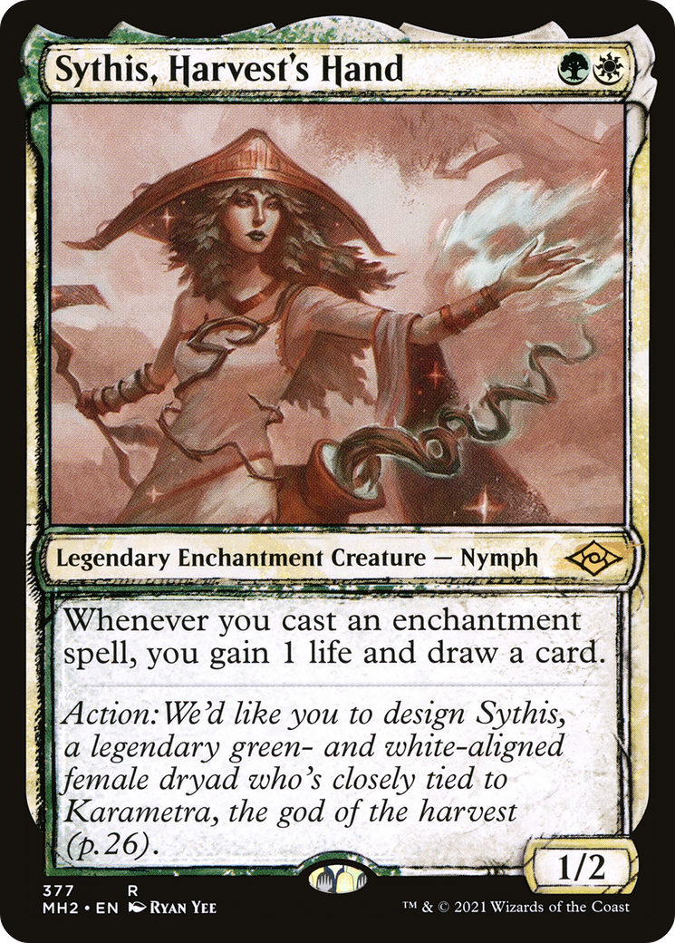 Sythis, Harvest's Hand (Showcase) (MH2-377) - Modern Horizons 2: (Showcase) Foil