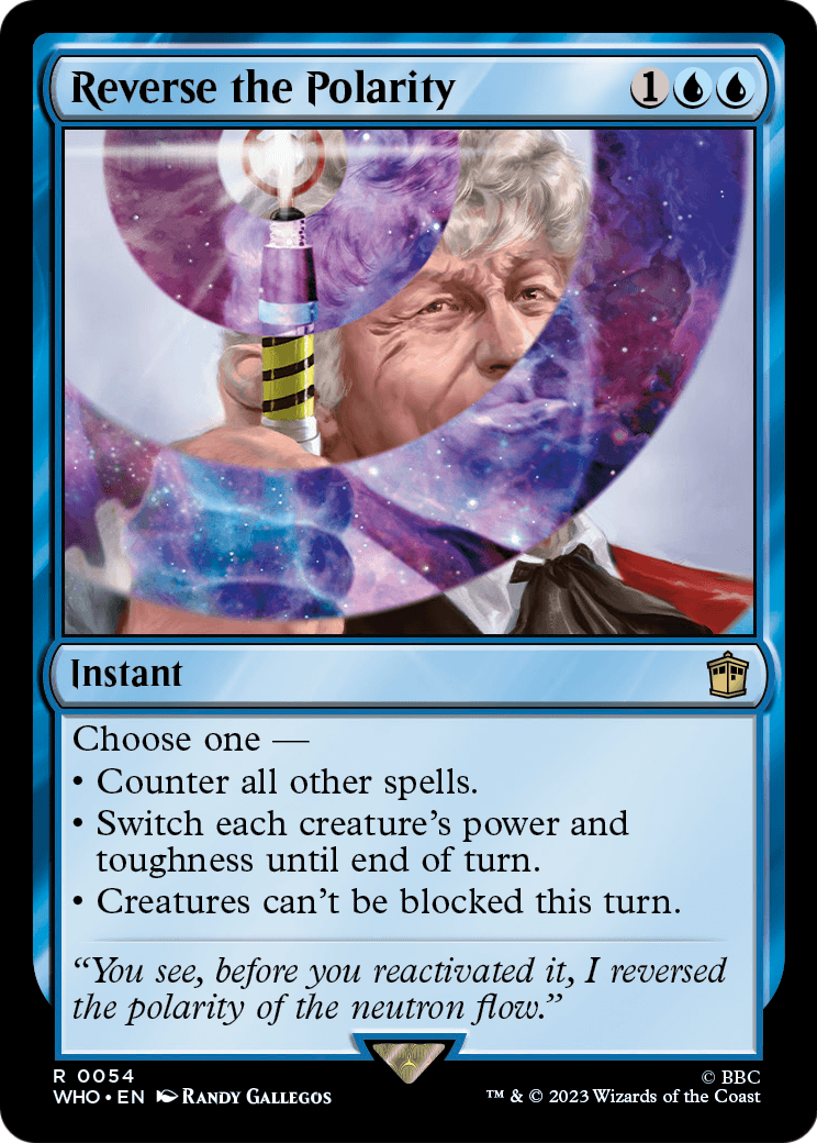 Reverse the Polarity (WHO-054) - Doctor Who Foil