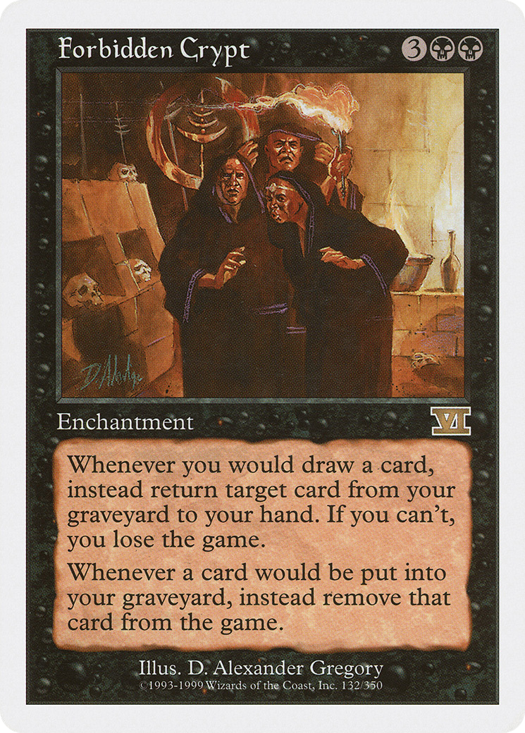 Forbidden Crypt (6ED-132) - Classic Sixth Edition