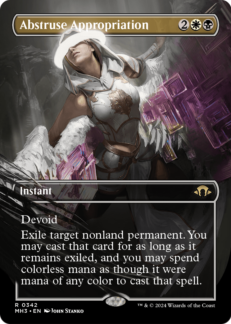 Abstruse Appropriation (Borderless) (MH3-342) - Modern Horizons 3 Foil