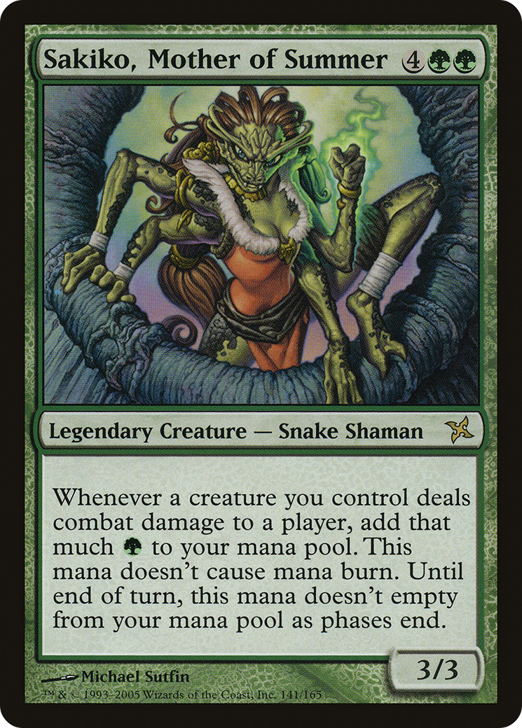 Sakiko, Mother of Summer (BOK-141) - Betrayers of Kamigawa Foil