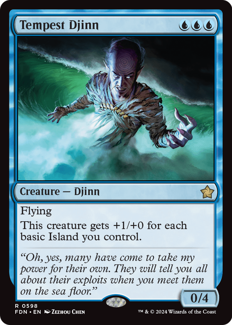 Tempest Djinn (0598) (FDN-598) - Foundations