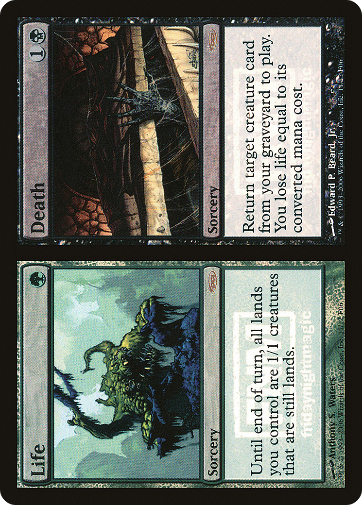 Life // Death (FNM-) - Friday Night Magic 2006 Foil