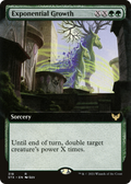 Exponential Growth (Extended Art) (STX-318) - Strixhaven: School of Mages: (Extended Art) Foil