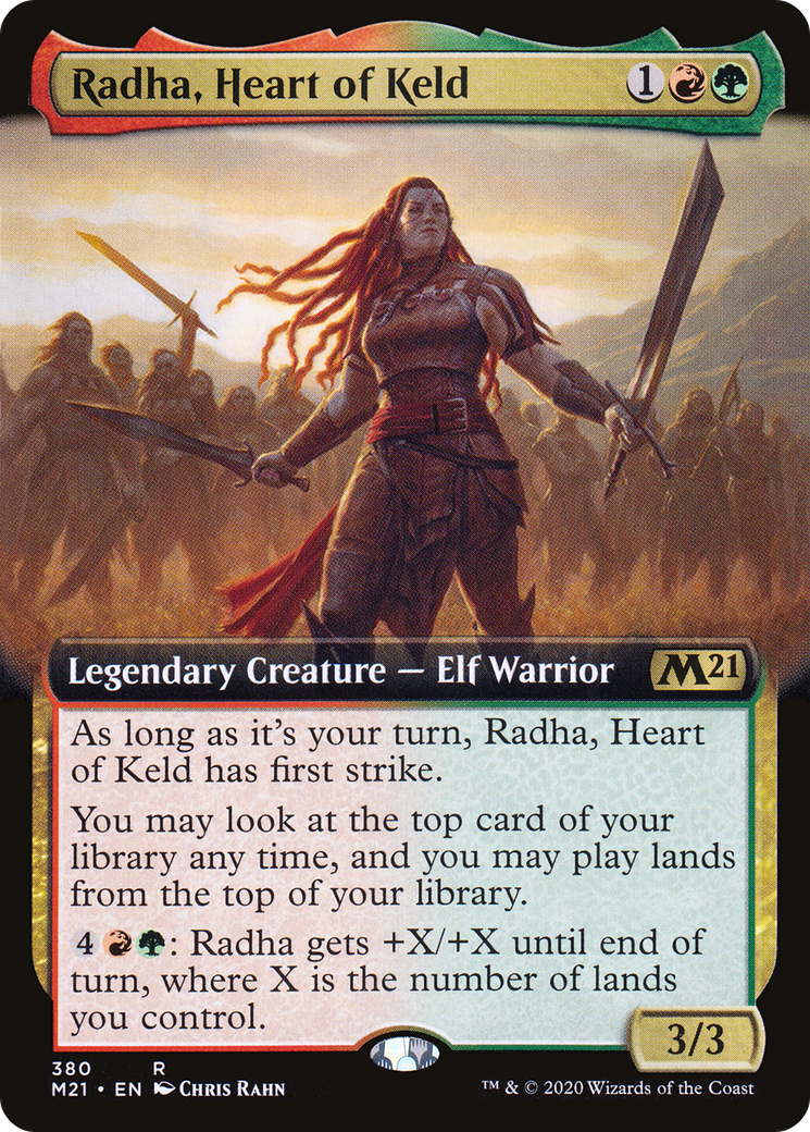 Radha, Heart of Keld (Extended Art) (M21-380) - Core Set 2021: (Extended Art)
