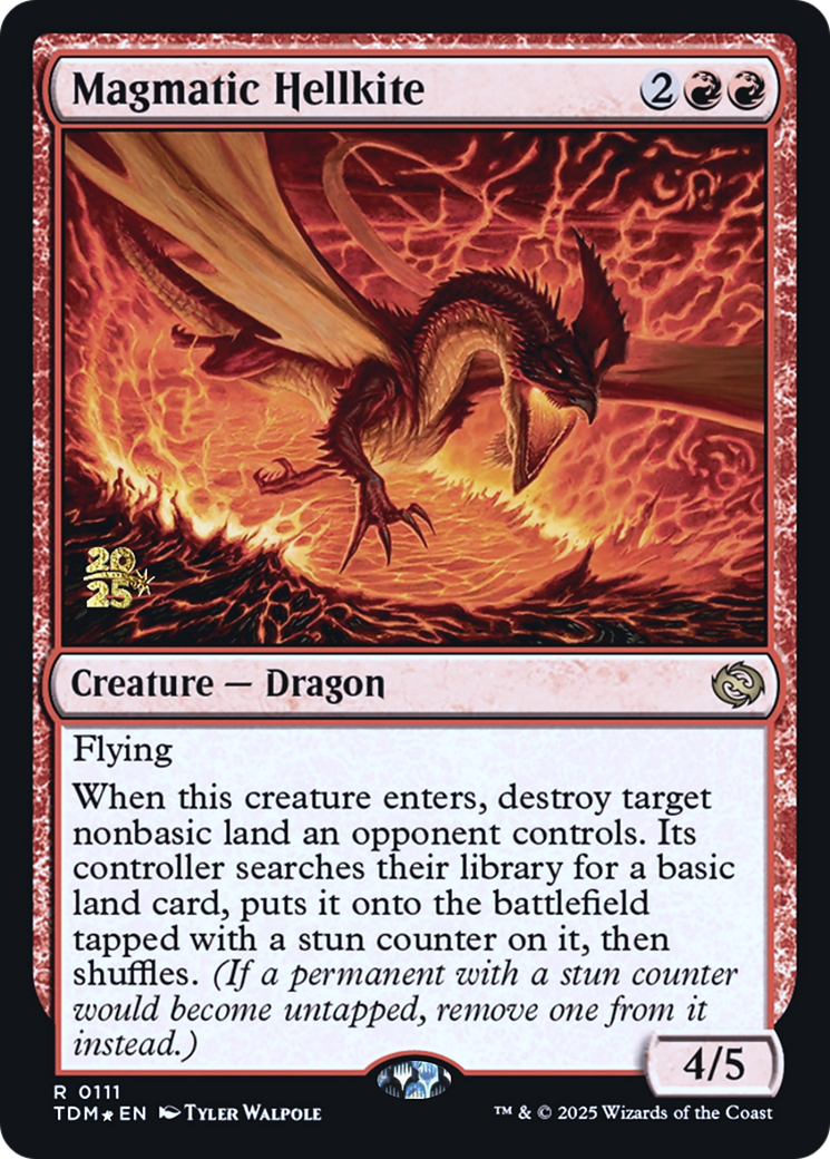 Magmatic Hellkite (PRE-111) - Prerelease Cards Foil