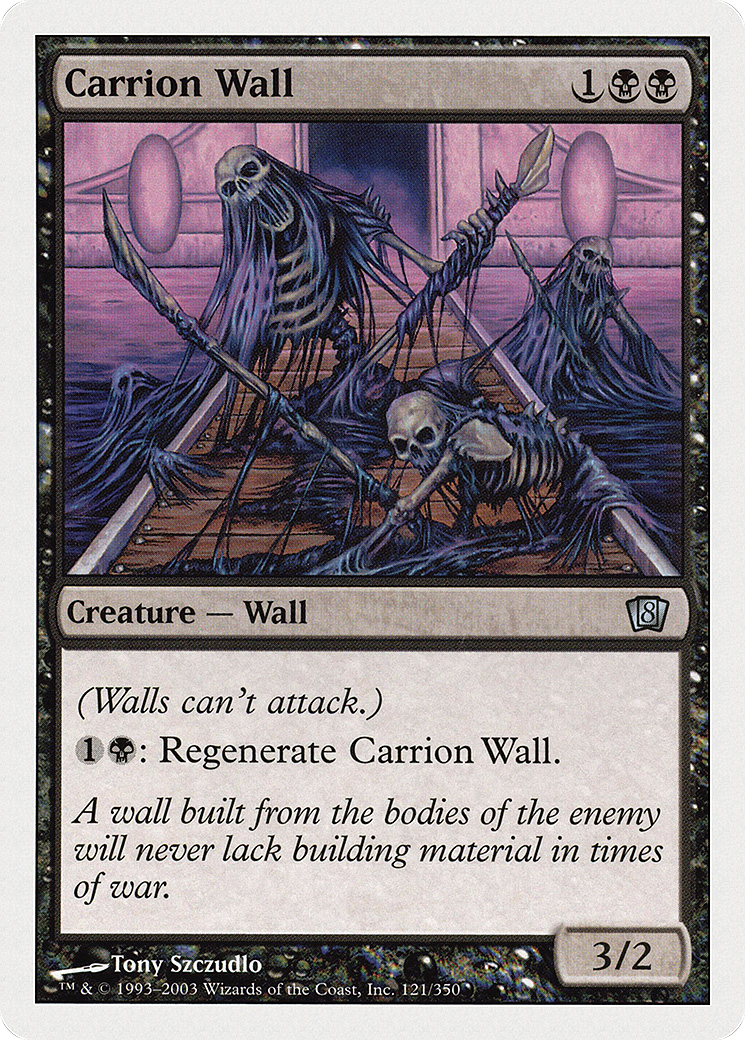 Carrion Wall (8ED-121) - 8th Edition Foil