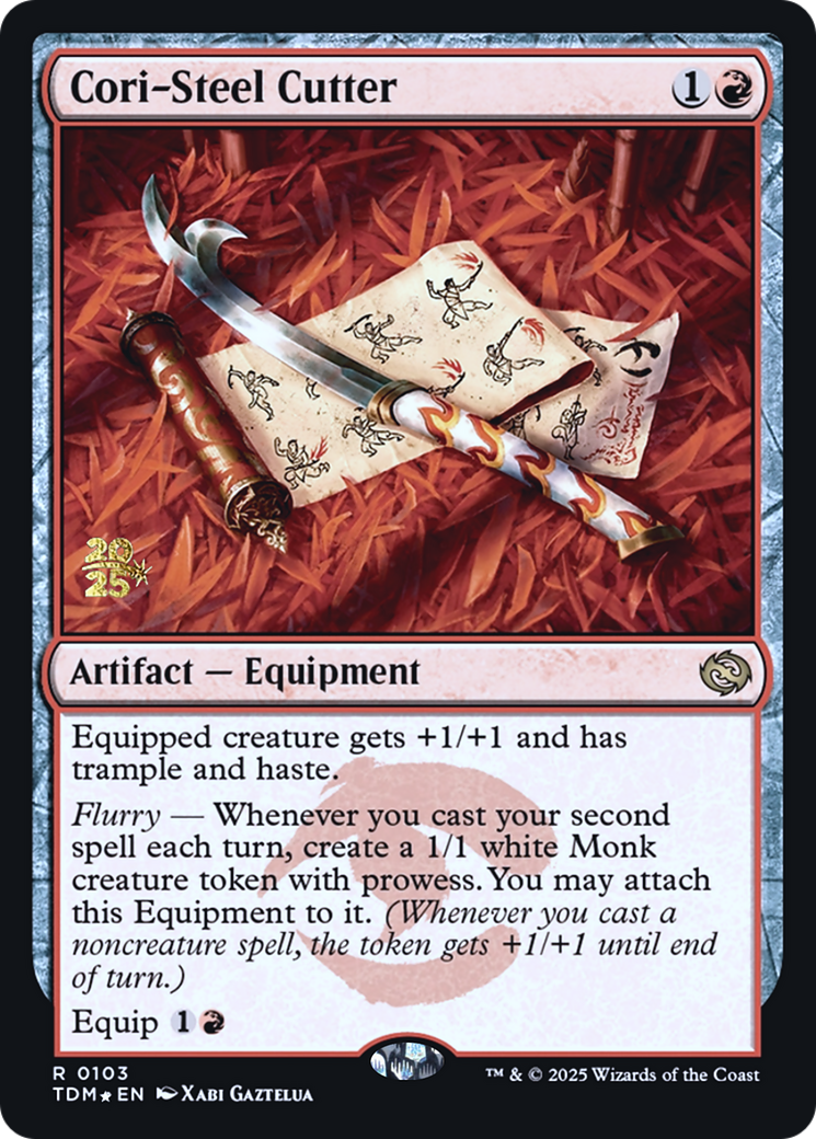Cori-Steel Cutter (PRE-103) - Prerelease Cards Foil
