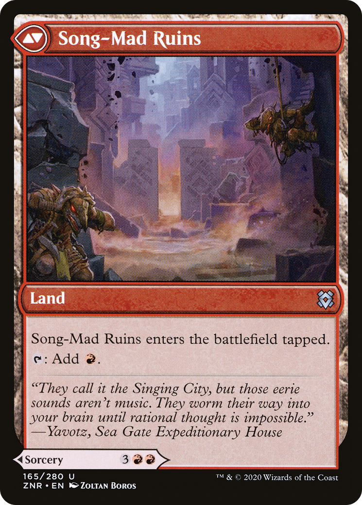 Song-Mad Treachery (ZNR-165) - Zendikar Rising Foil
