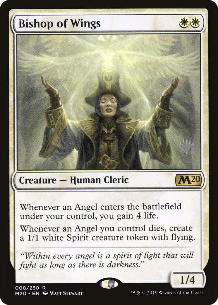 Bishop of Wings (PPM20-008) - Core Set 2020 Promos Foil