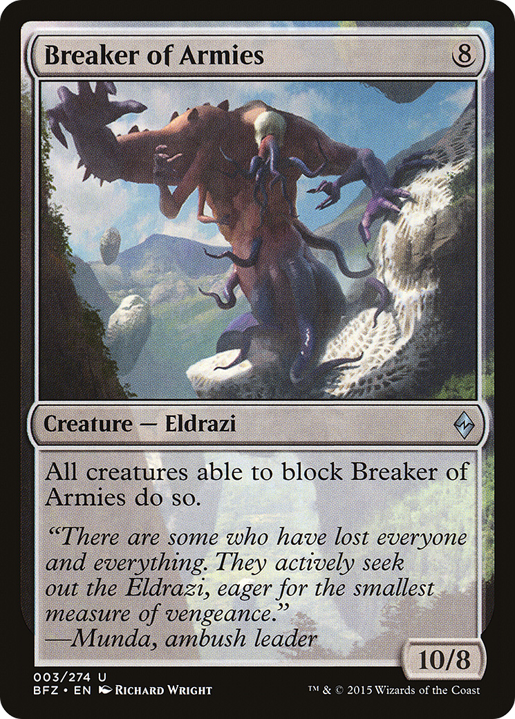 Breaker of Armies (BFZ-003) - Battle for Zendikar Foil