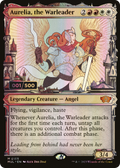 Aurelia, the Warleader (Serial Numbered) (MUL-165) - Multiverse Legends: (Showcase) Foil