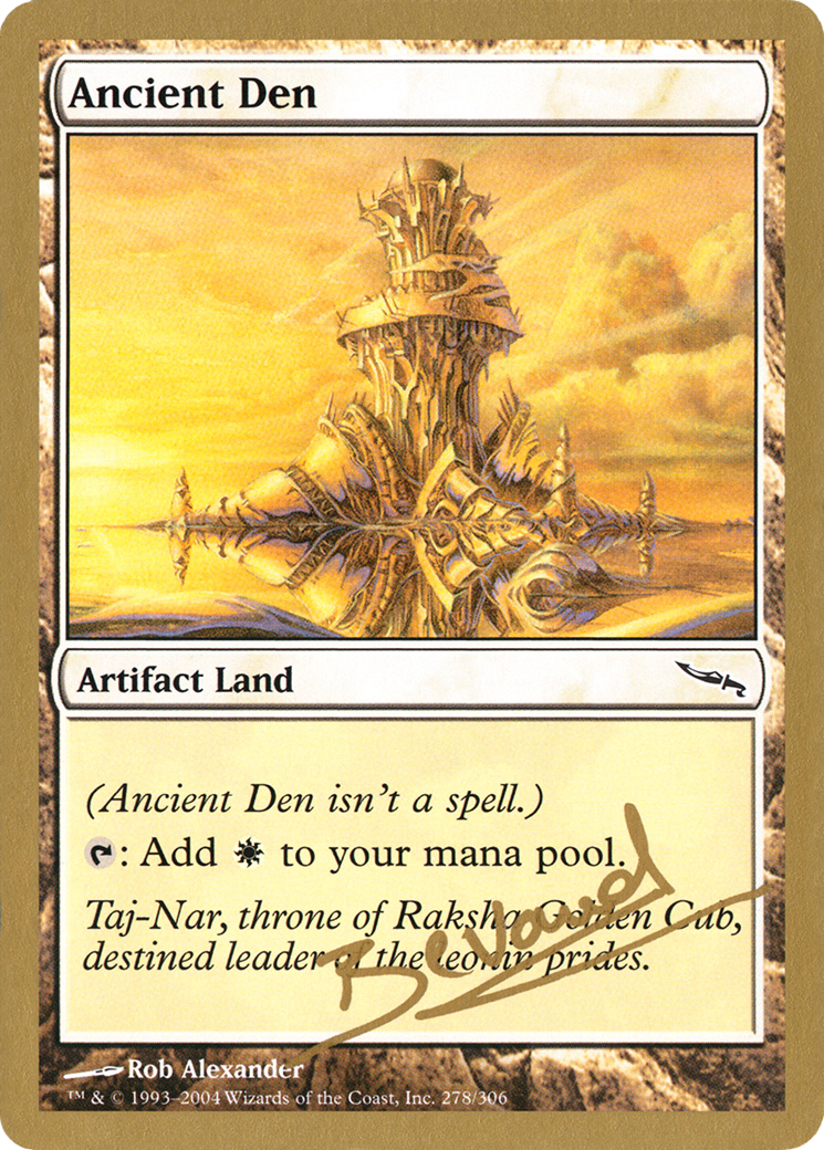 Ancient Den - 2004 Manuel Bevand (MRD) (WCD-MB278) - World Championship Decks 2004