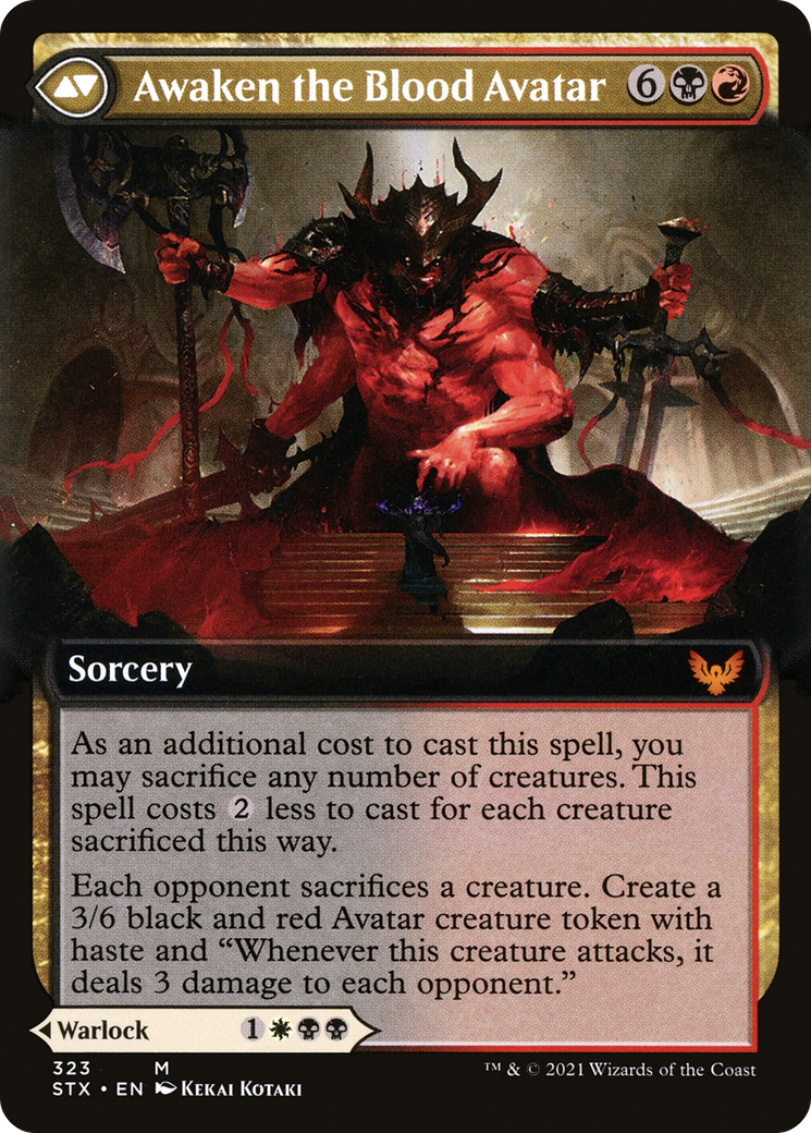 Extus, Oriq Overlord (Extended Art) (STX-323) - Strixhaven: School of Mages: (Extended Art)