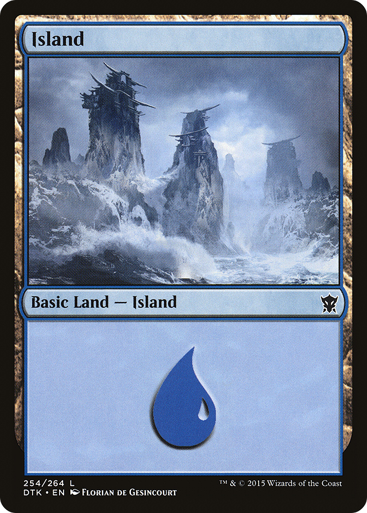 Island (254) (DTK-254) - Dragons of Tarkir