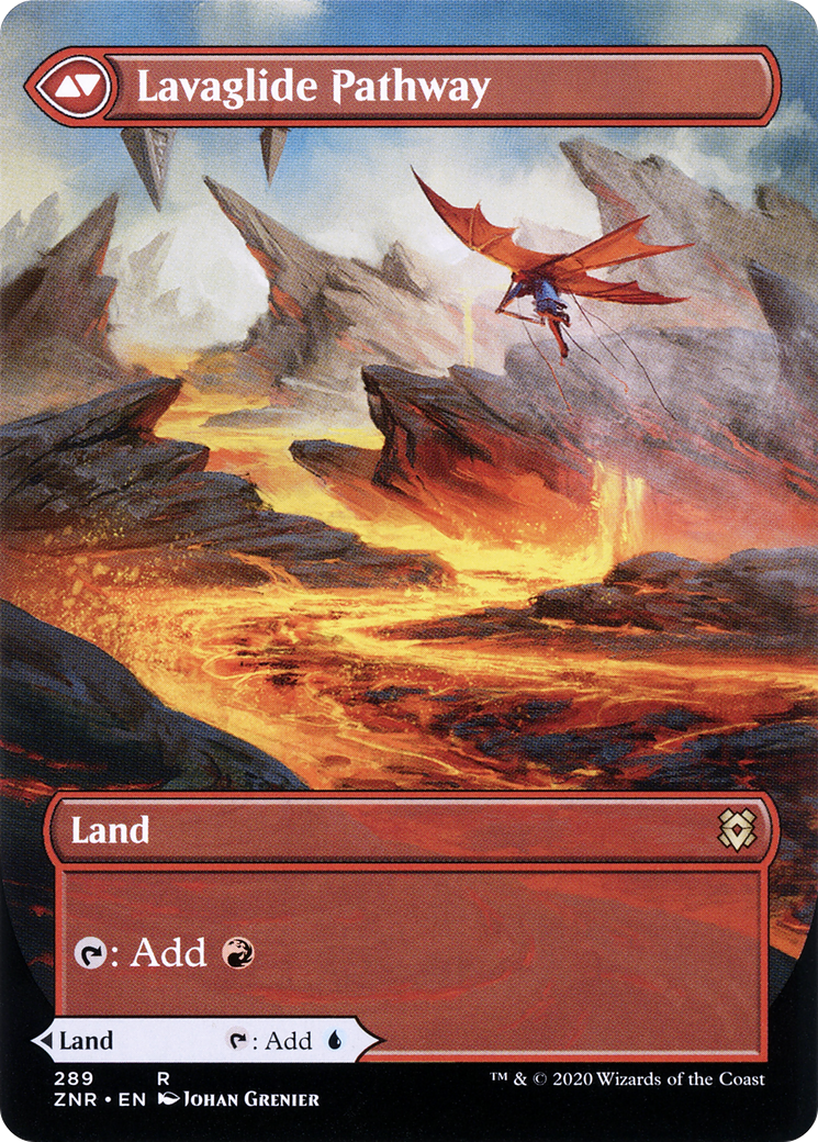 Riverglide Pathway (Borderless) (ZNR-289) - Zendikar Rising: (Showcase)