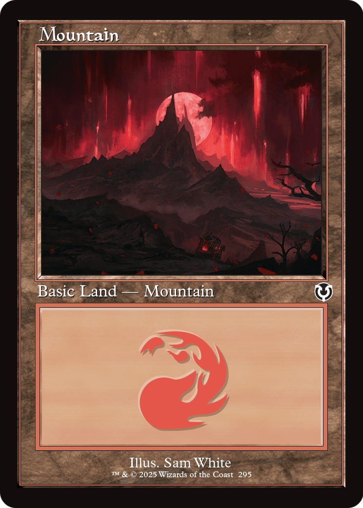Mountain (295) (Retro Frame) (INR-295) - Innistrad Remastered Foil