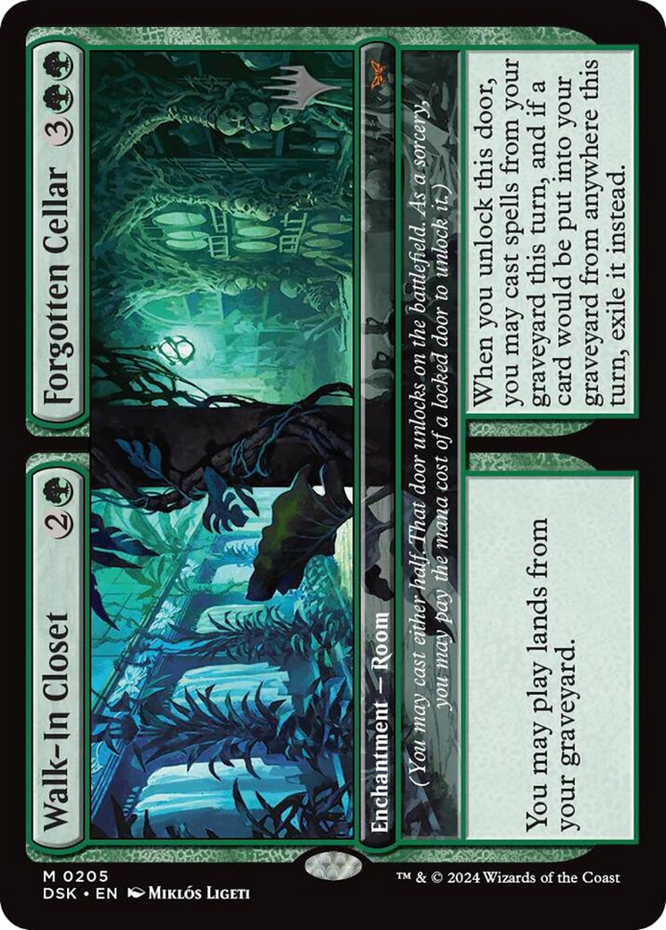 Walk-In Closet // Forgotten Cellar (PPDSK-205) - Duskmourn: House of Horror Promos