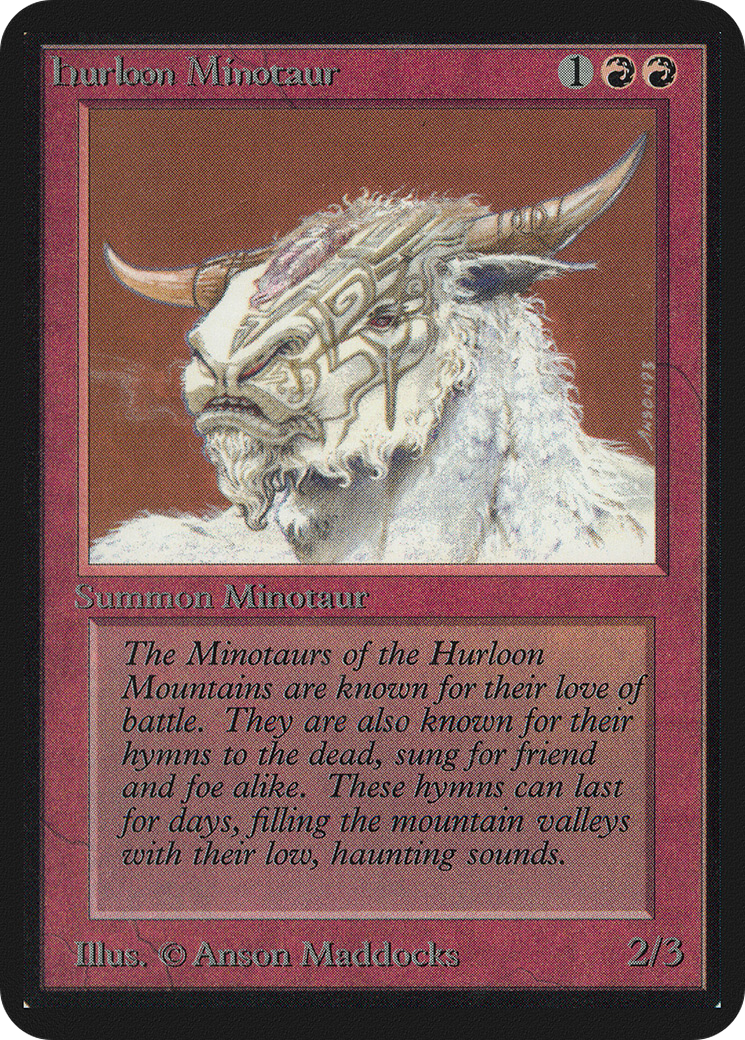 Hurloon Minotaur (LEA-) - Limited Edition Alpha