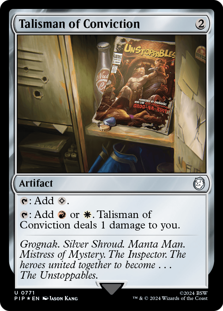 Talisman of Conviction (Surge Foil) (PIP-771) - Fallout Foil