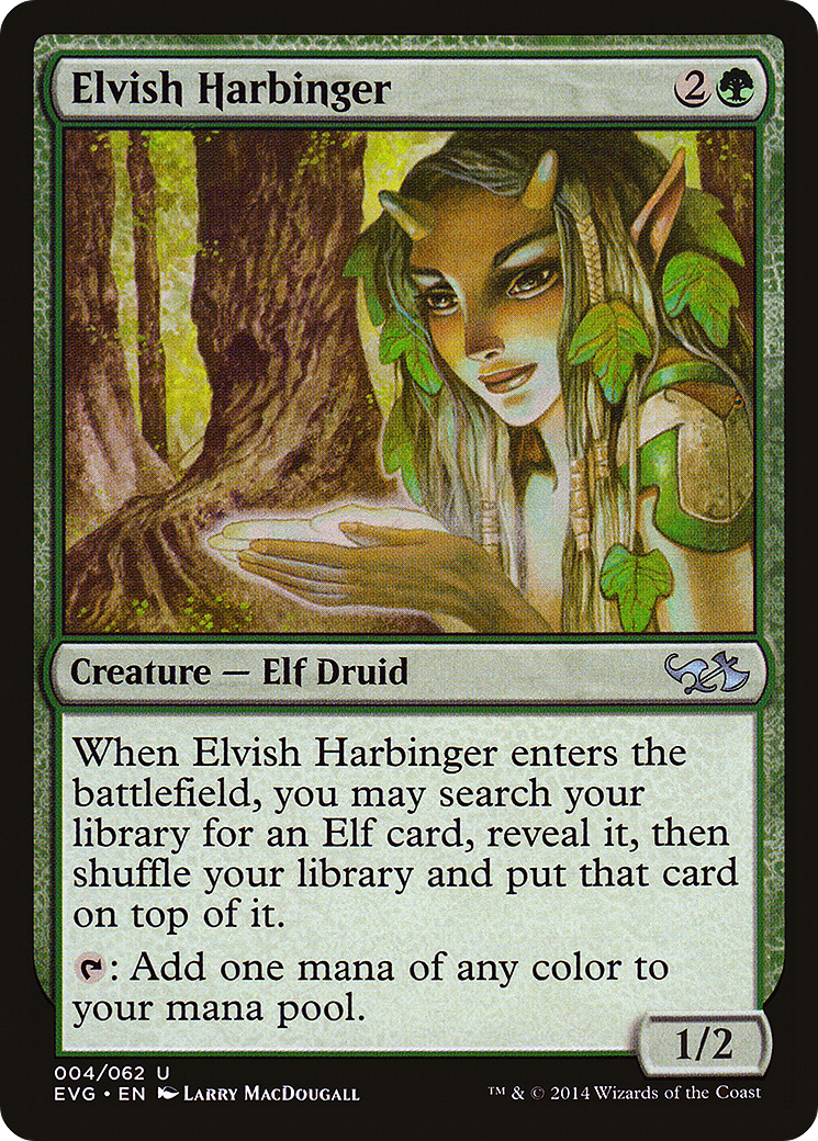 Elvish Harbinger (DD3-004) - Duel Decks Anthology: Elves vs. Goblins