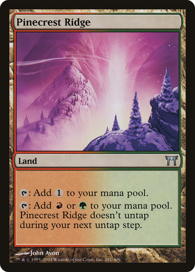 Pinecrest Ridge (CHK-281) - Champions of Kamigawa Foil