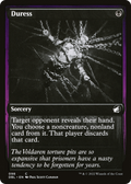 Duress (DBL-098) - Innistrad: Double Feature Foil