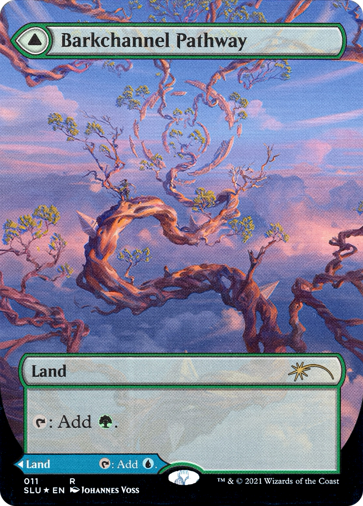 Barkchannel Pathway (Borderless) (SLU-011) - Secret Lair: Ultimate Edition: (Showcase) Foil
