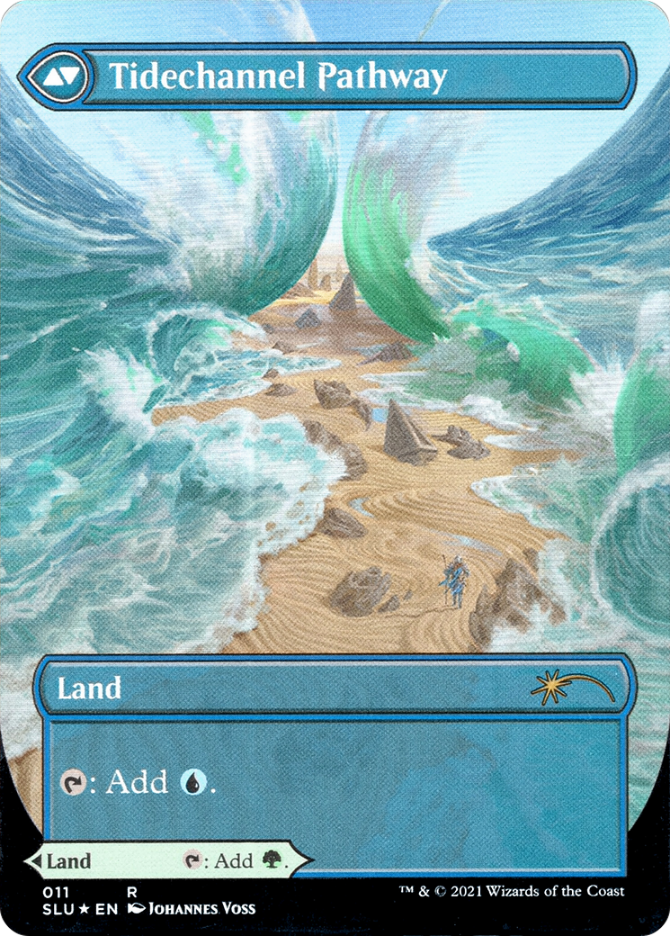 Barkchannel Pathway (Borderless) (SLU-011) - Secret Lair: Ultimate Edition: (Showcase) Foil