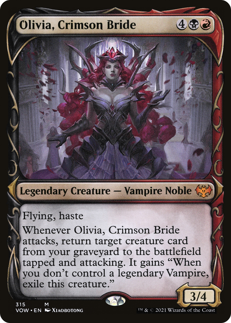 Olivia, Crimson Bride (Showcase) (VOW-315) - Innistrad: Crimson Vow: (Showcase)
