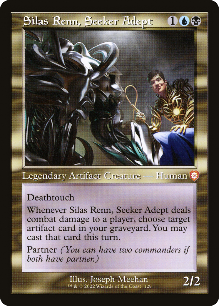 Silas Renn, Seeker Adept (Retro Frame) (BRC-129) - The Brothers' War Commander