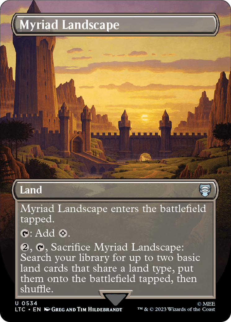 Myriad Landscape (Borderless) (LTC-534) - Tales of Middle-earth Commander