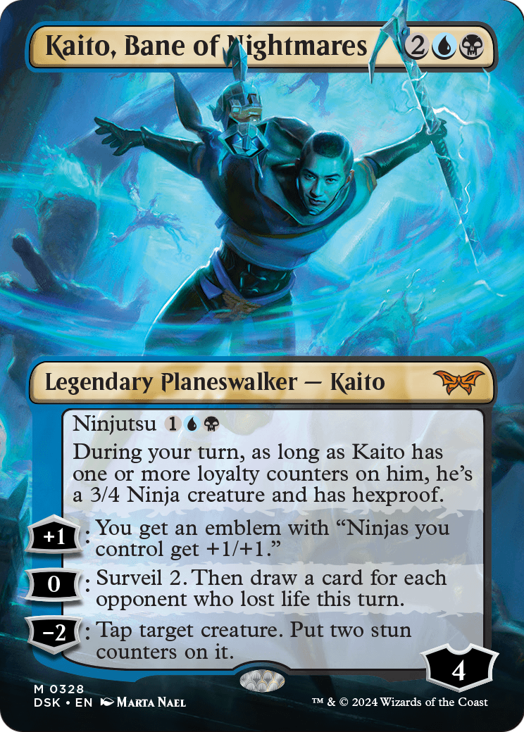 Kaito, Bane of Nightmares (Borderless) (DSK-328) - Duskmourn: House of Horror
