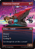 Clamorous Ironclad (Borderless) (DFT-312) - Aetherdrift Foil