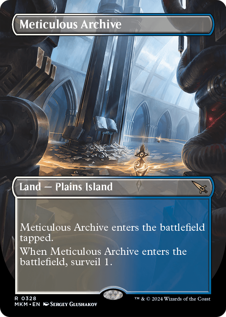 Meticulous Archive (Borderless) (MKM-328) - Murders at Karlov Manor Foil