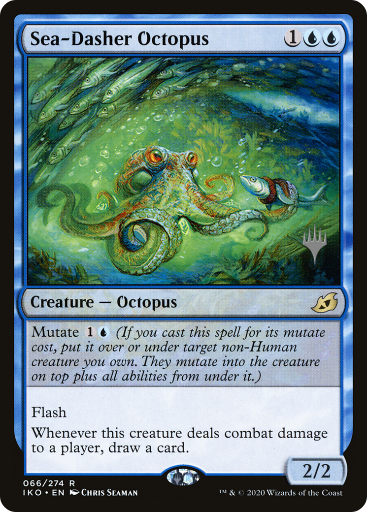 Sea-Dasher Octopus (PPIKO-066) - Ikoria: Lair of Behemoths Promos