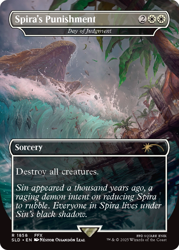 Spira's Punishment - Day of Judgment (SLD-1858) - Secret Lair Drop / Spira's Punishment (Borderless)