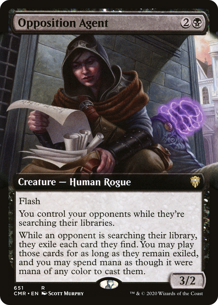 Opposition Agent (Extended Art) (CMR-651) - Commander Legends: (Extended Art) Foil
