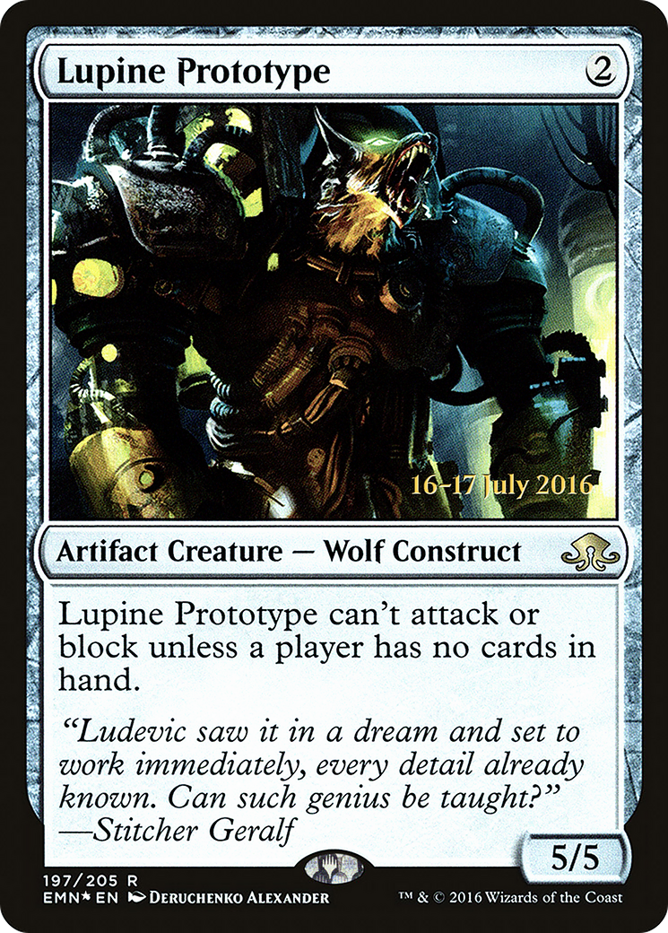 Lupine Prototype (PRE-197S) - Eldritch Moon Promos Foil