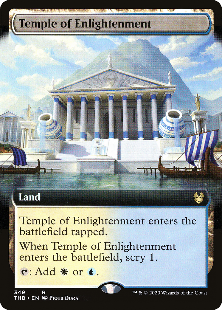 Temple of Enlightenment (Extended Art) (THB-349) - Theros Beyond Death: (Extended Art)