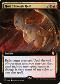 Hurl Through Hell (Extended Art) (AFC-318) - Forgotten Realms Commander: (Extended Art)