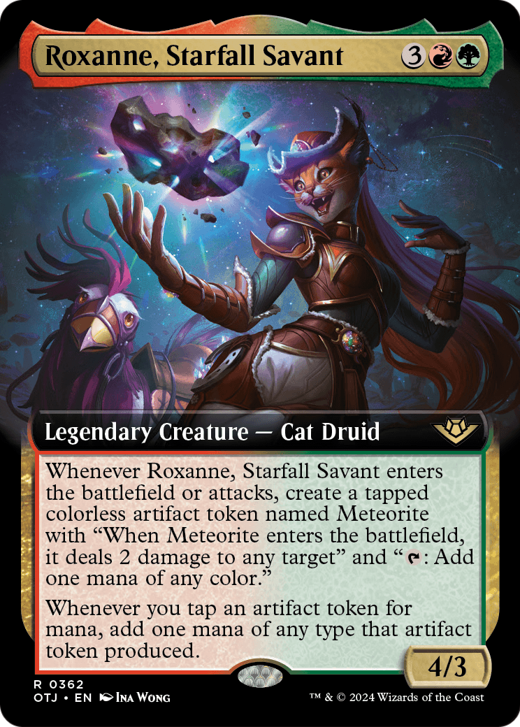 Roxanne, Starfall Savant (Extended Art) (OTJ-362) - Outlaws of Thunder Junction: (Extended Art)