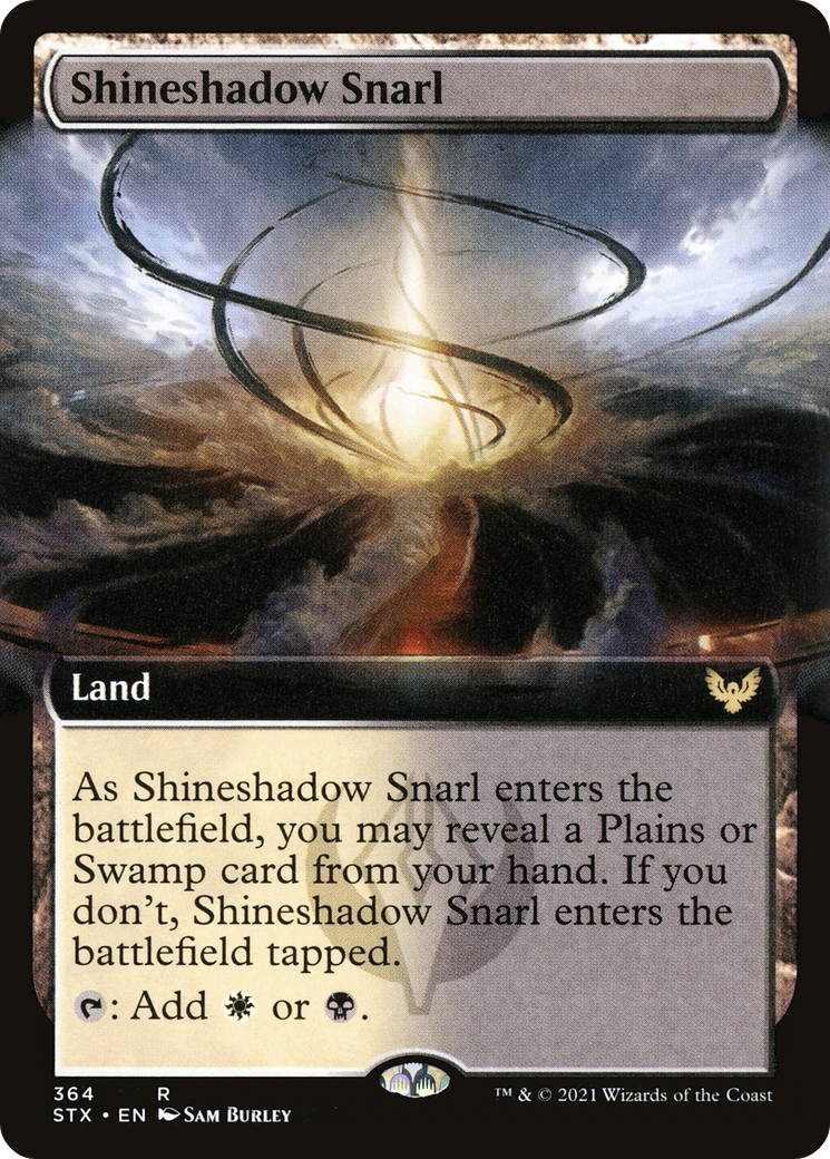 Shineshadow Snarl (Extended Art) (STX-364) - Strixhaven: School of Mages: (Extended Art) Foil