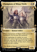 Champions of Minas Tirith (Showcase Scrolls) (LTC-412) - Tales of Middle-earth Commander: (Showcase) Foil